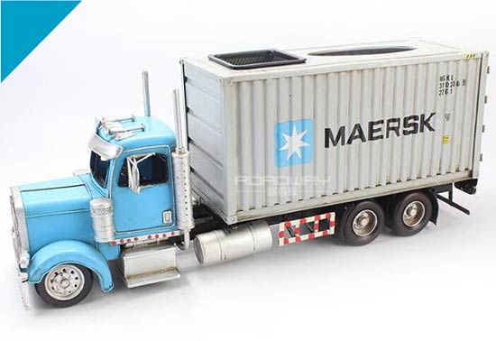 Tissue Box Tinplate Maersk Handmade U.S. Truck Model