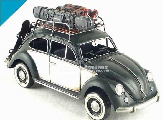 Medium Scale Handmade Tinplate Vintage 1938 VW Beetle Model