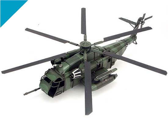 Handmade Retro Sikorsky CH-53E Super Stallion Helicopter Model