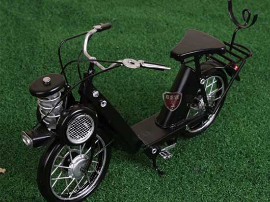 Vintage Medium Size Black Handmade Tinplate Bicycle Model
