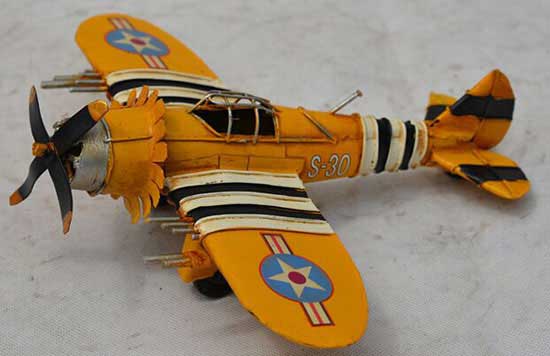 Handmade Medium Scale Tinplate Buffalo Aircraft Model